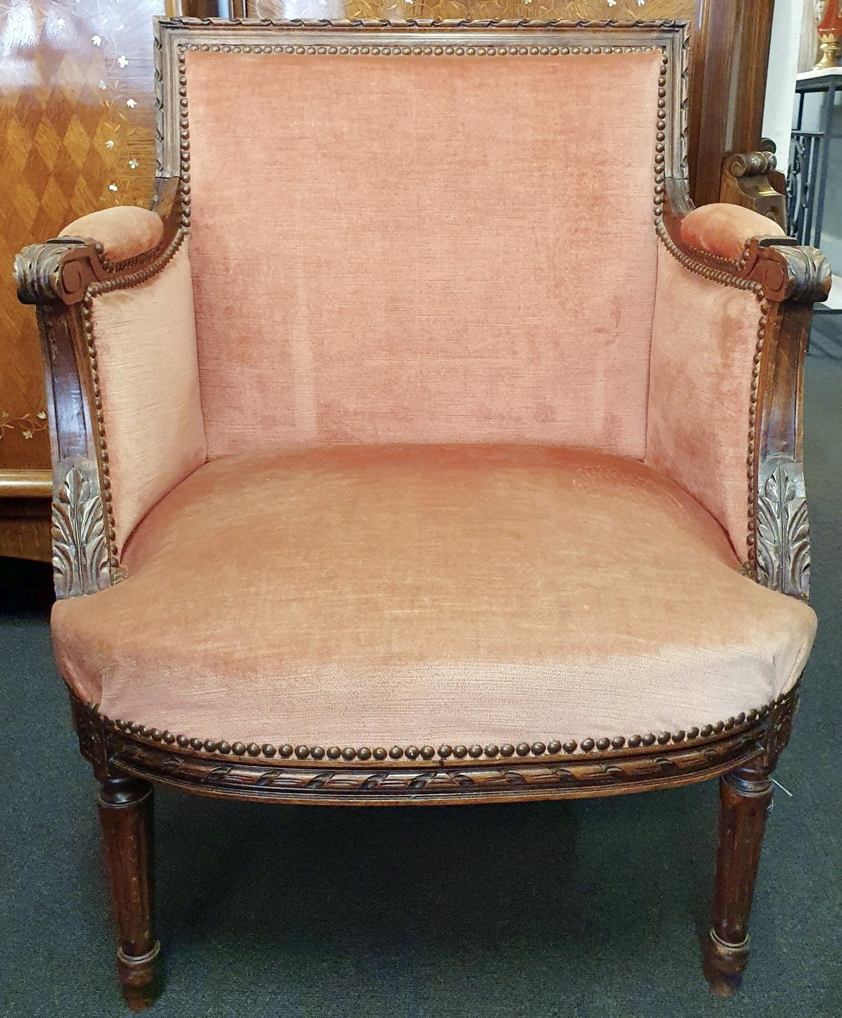 A Louis XVI Bergere Armchair